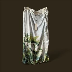 Rachel Zoe size large tropical print skirt new with tags